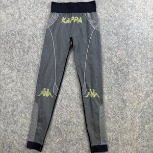 Kappa Leggings Trybunalski Seamless Size S/M Gray Black